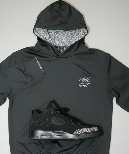 Air Jordan Elephant Print Golf Light Weight Hoodie by Flight Golf Athletic Fit (Athletic Fit)
