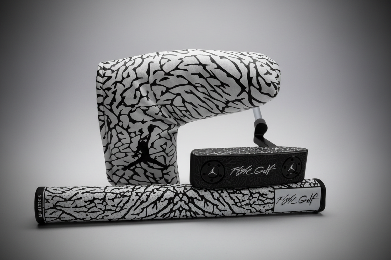 Air Jordan Elephant Print Blade Putter by Flight Golf White Thunder