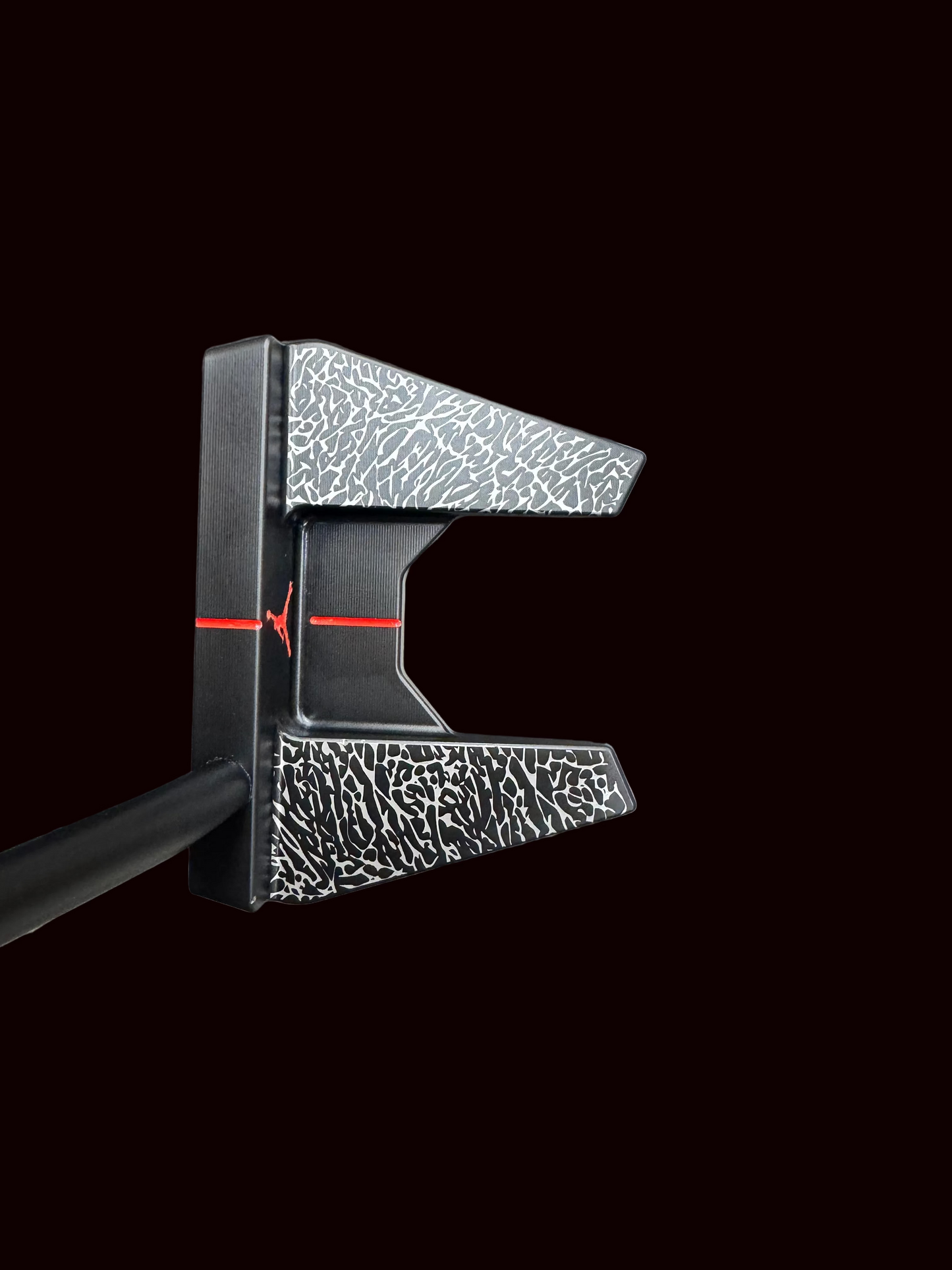 Air Jordan Mallet Putter Elephant Print by Flight Golf (Bulls RED)