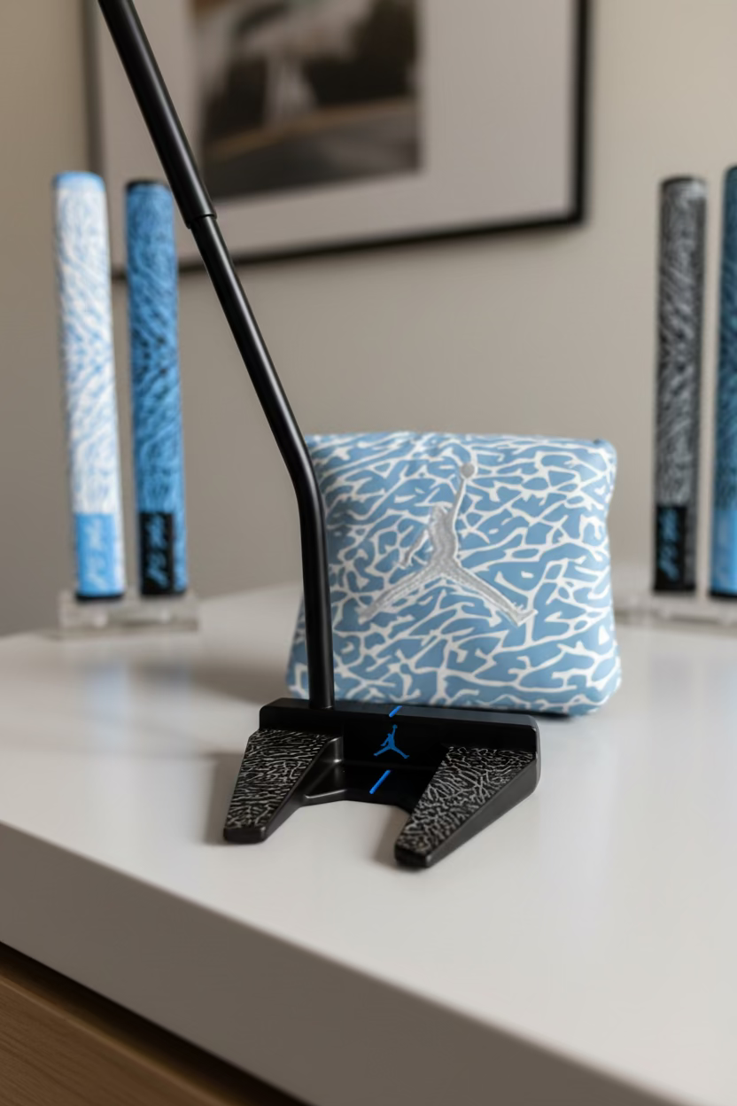 Air Jordan Mallet Putter Elephant Print by Flight Golf (North Caroline Blue)
