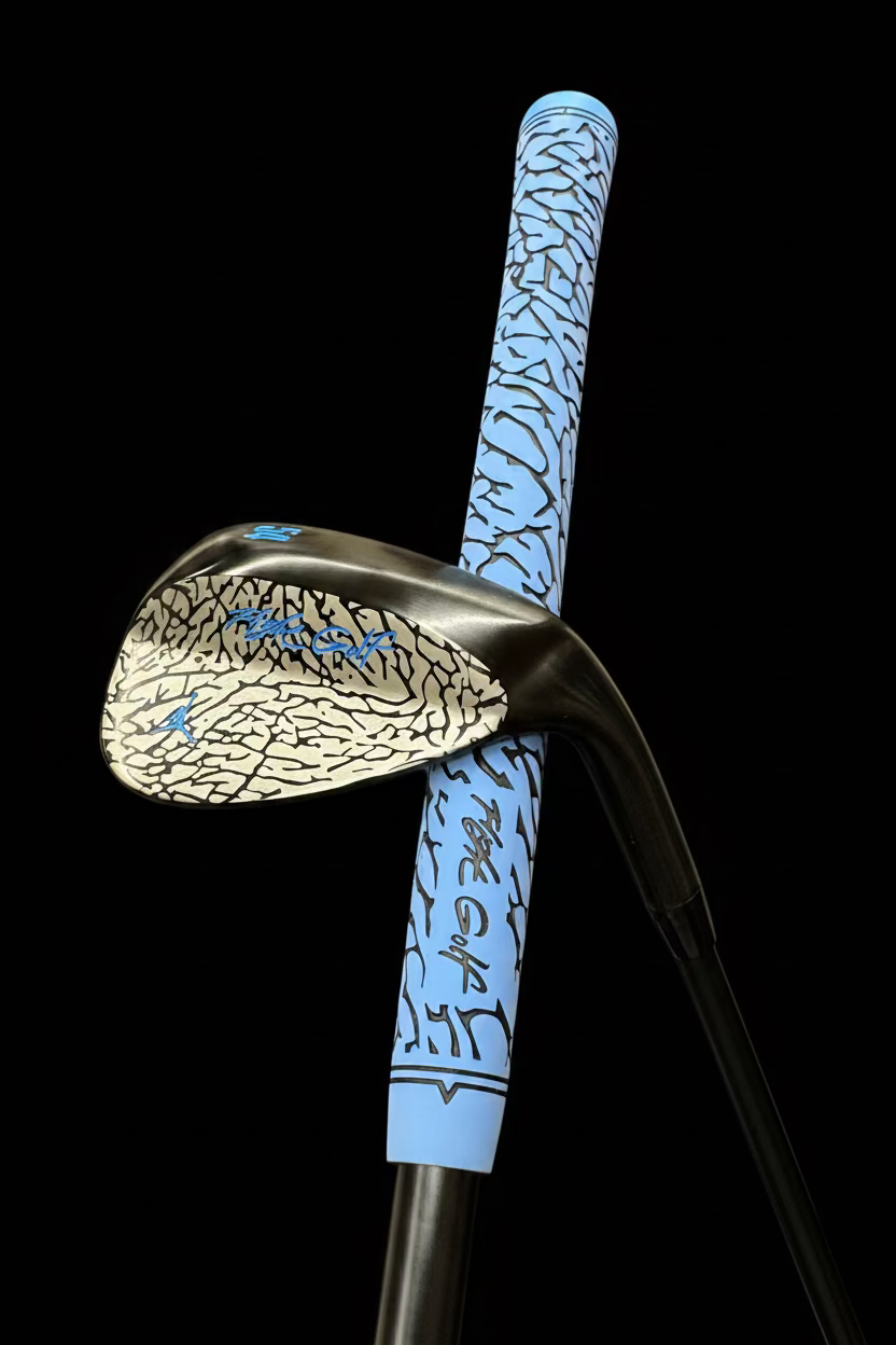 Elephant Print Wedges by Flight Golf Custom Made (Cement Grey) UNC Edition