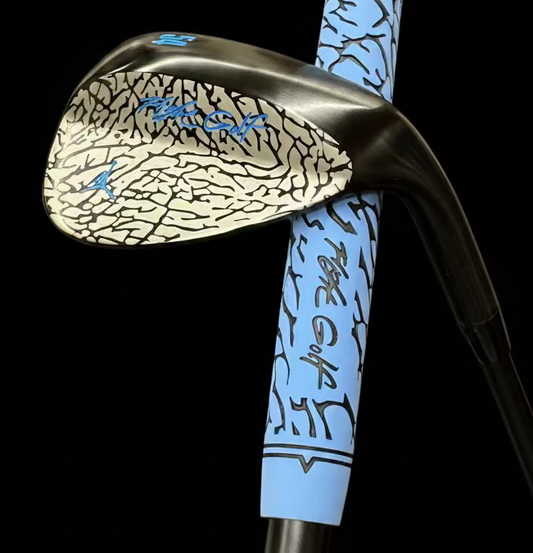 Air Jordan Wedge Elephant Print by Flight Golf Custom Made (Cement Grey) UNC Edition