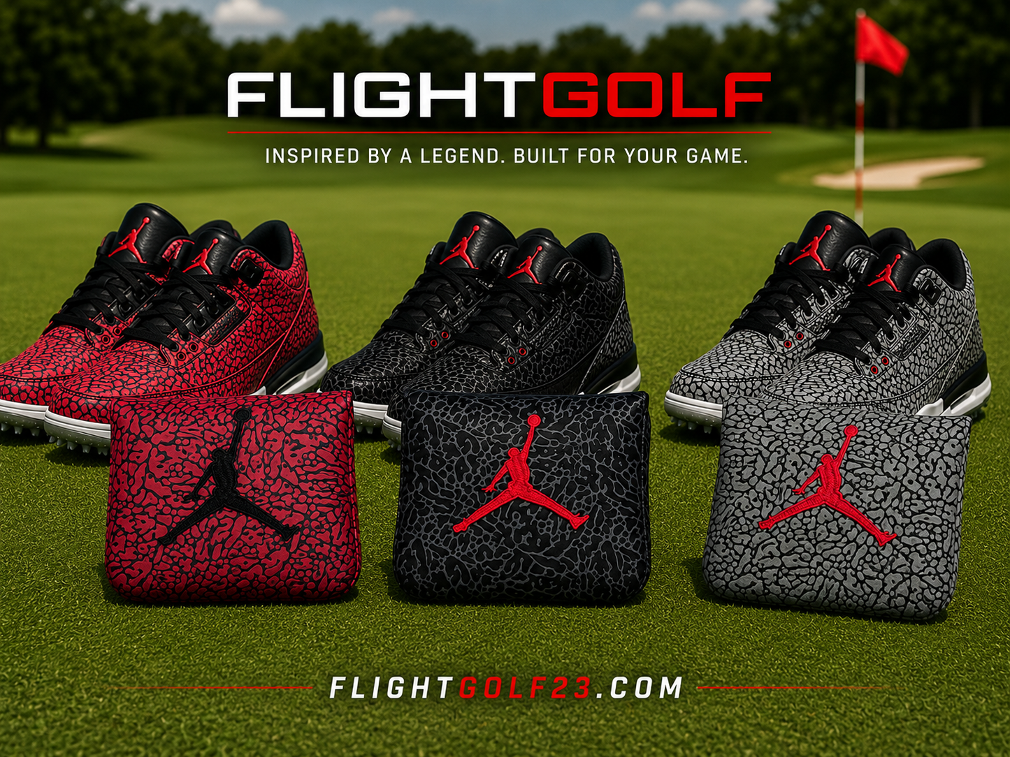 Air Jordan Mallet Textured Elephant Print Magnetic Putter Cover