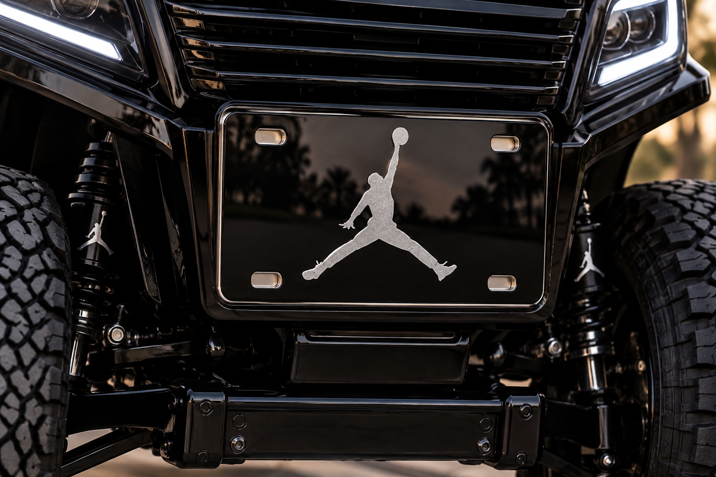 Air Jordan Golf Cart License plate 4x7