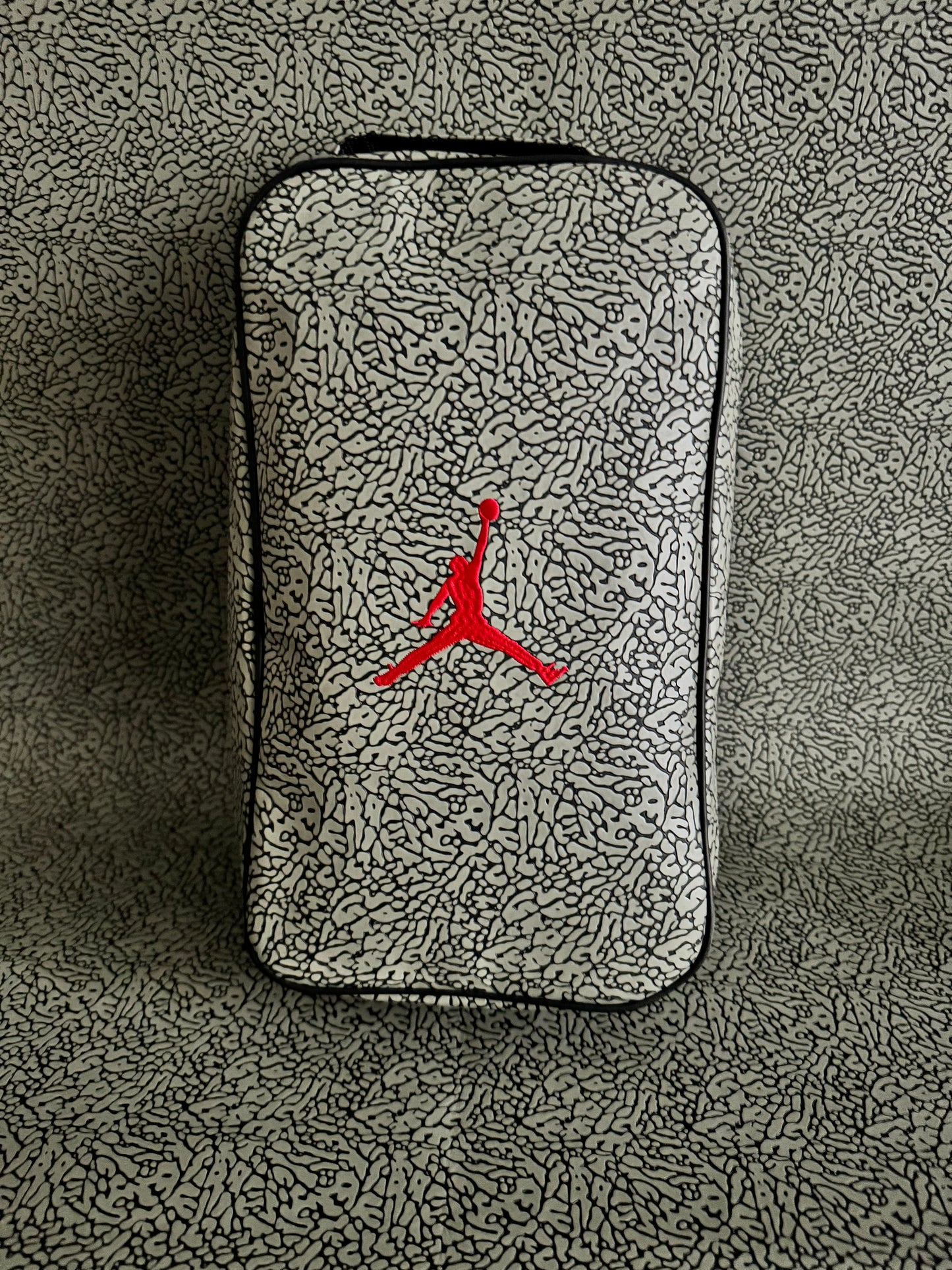 Air Jordan Shoe Bag Leather Textured Elephant Print