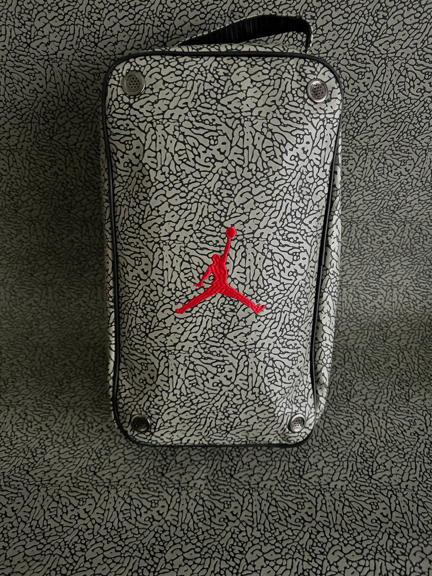 Air Jordan Shoe Bag Leather Textured Elephant Print