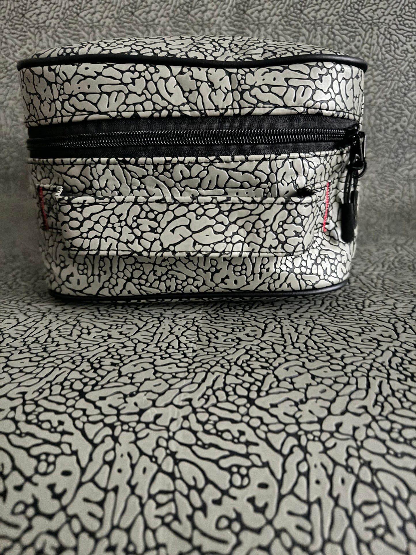 Air Jordan Shoe Bag Leather Textured Elephant Print
