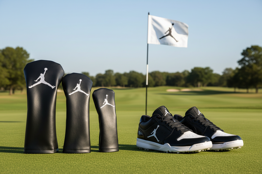 Air Jordan Golf Head Cover Black Leather