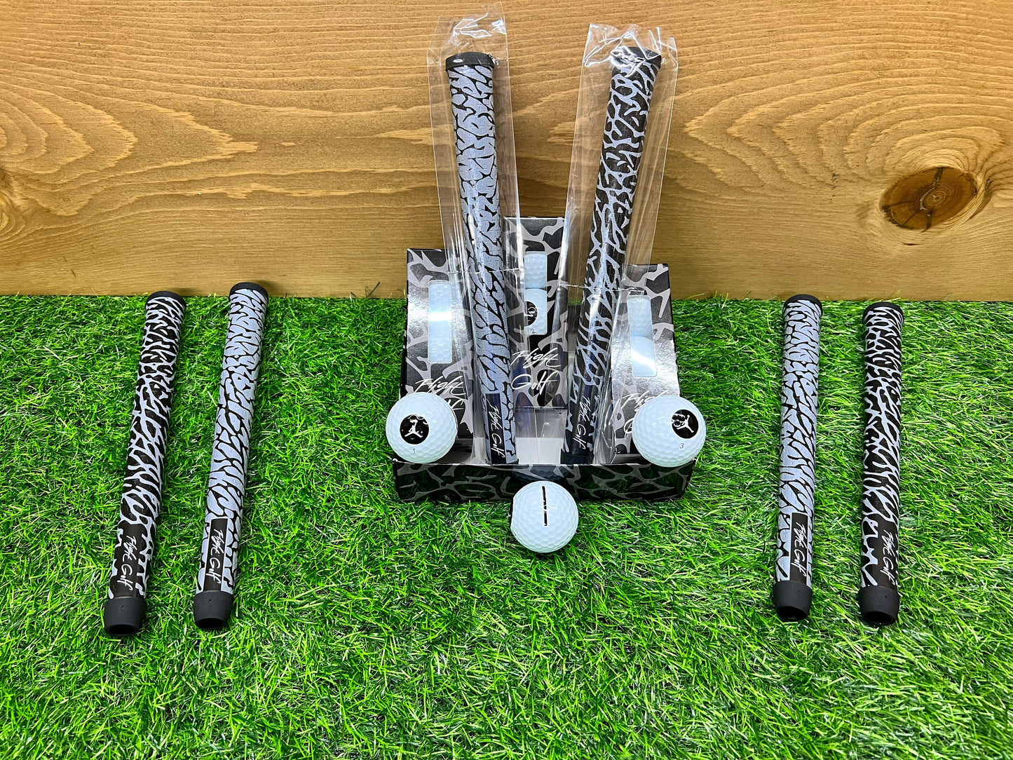 Jordan elephant print black golf Iron grip Leather (1)