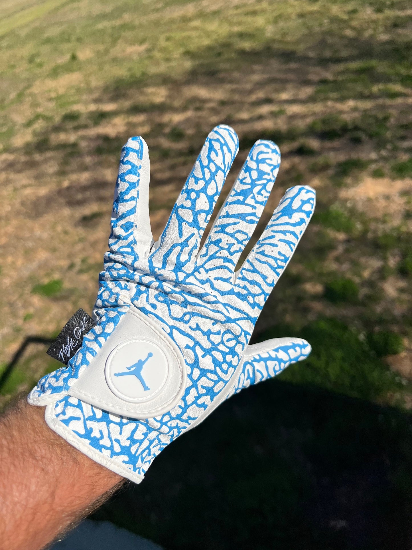 Jordan Golf Glove North Carolina Elephant print Left Hand Only