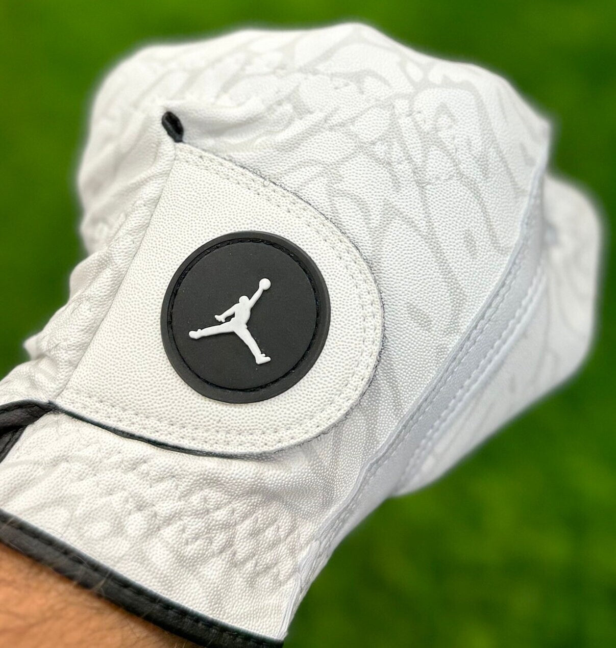 Jordan Golf Glove Elephant print White & Grey Left Hand Only