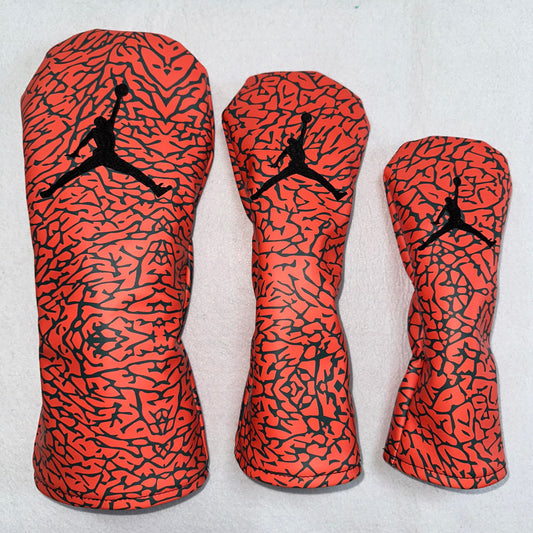 Air Jordan Head Cover Orange and Black Tiger Edition