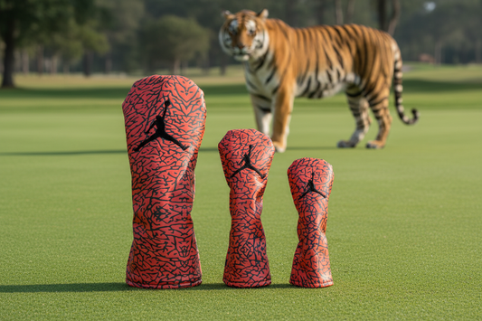 Air Jordan Head Cover Orange and Black Tiger Edition