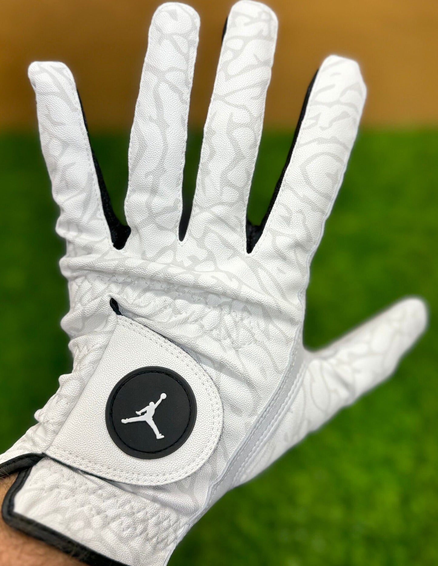 Jordan Golf Glove Elephant print White & Grey Left Hand Only