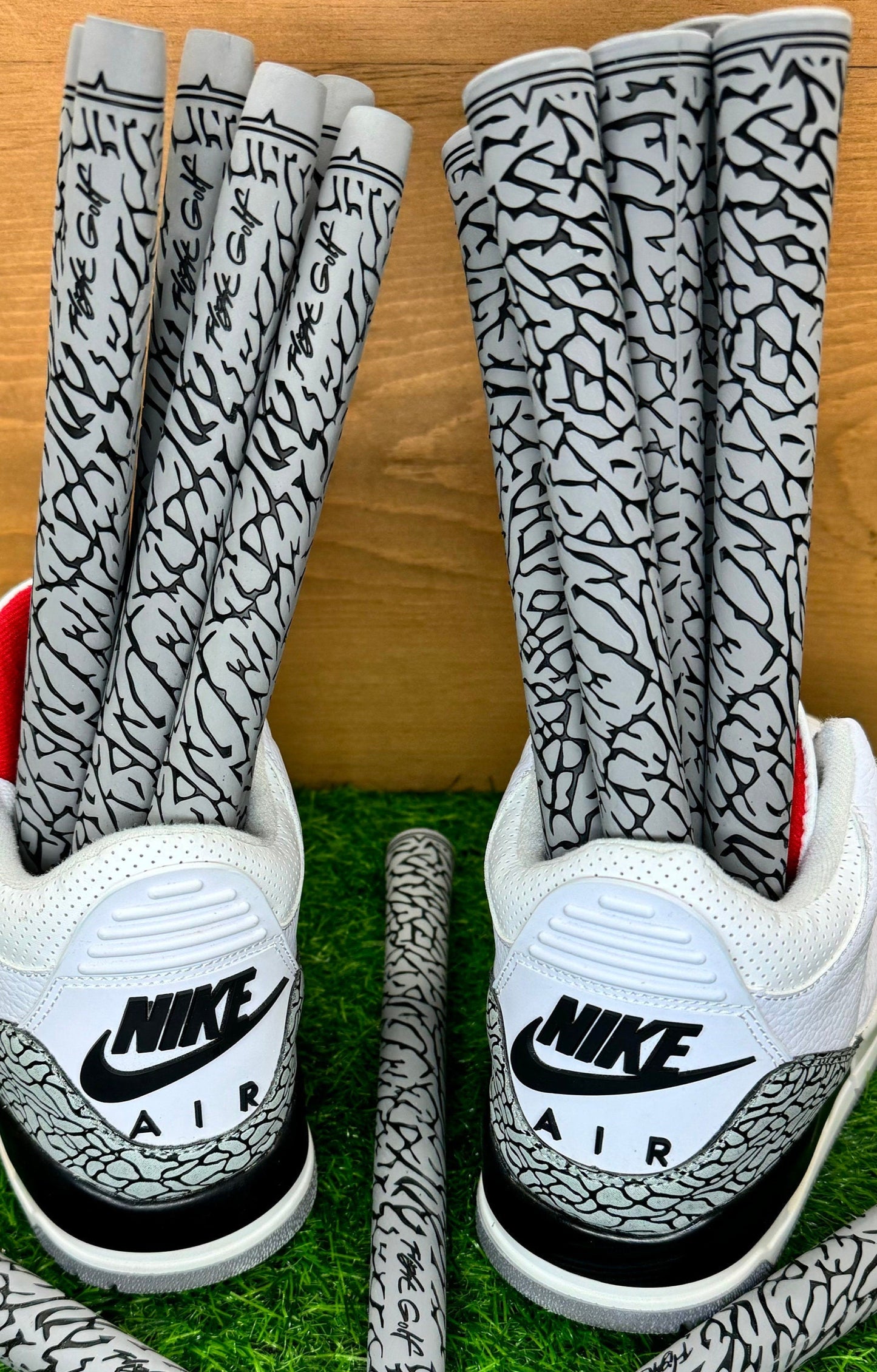 Air Jordan Golf Grips Elephant Print Soft Rubber Tour Velvet MID SIZE by Flight Golf