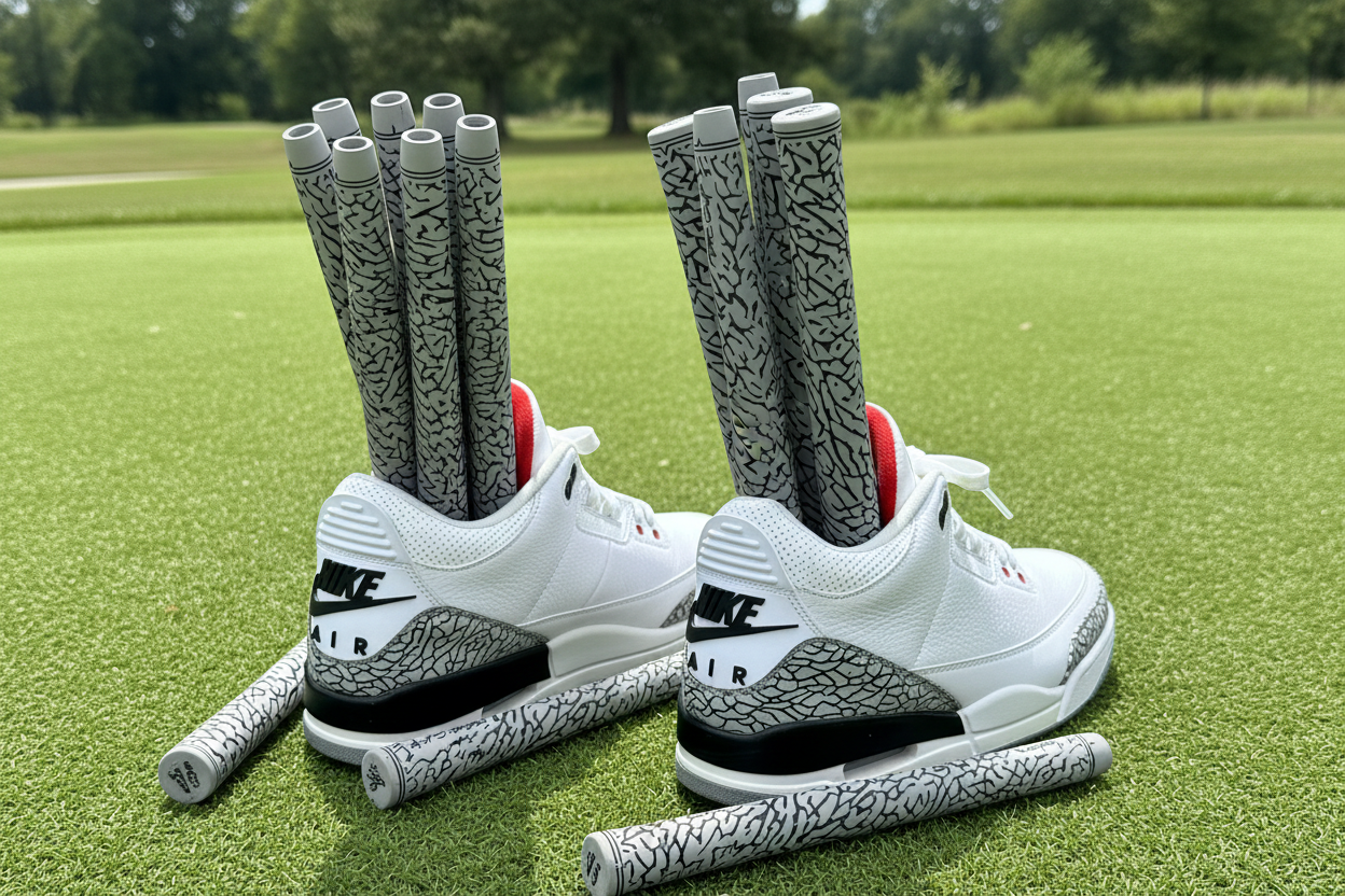 Air Jordan inspired Golf Grips Elephant Print Soft Rubber Tour Velvet MID SIZE by Flight Golf