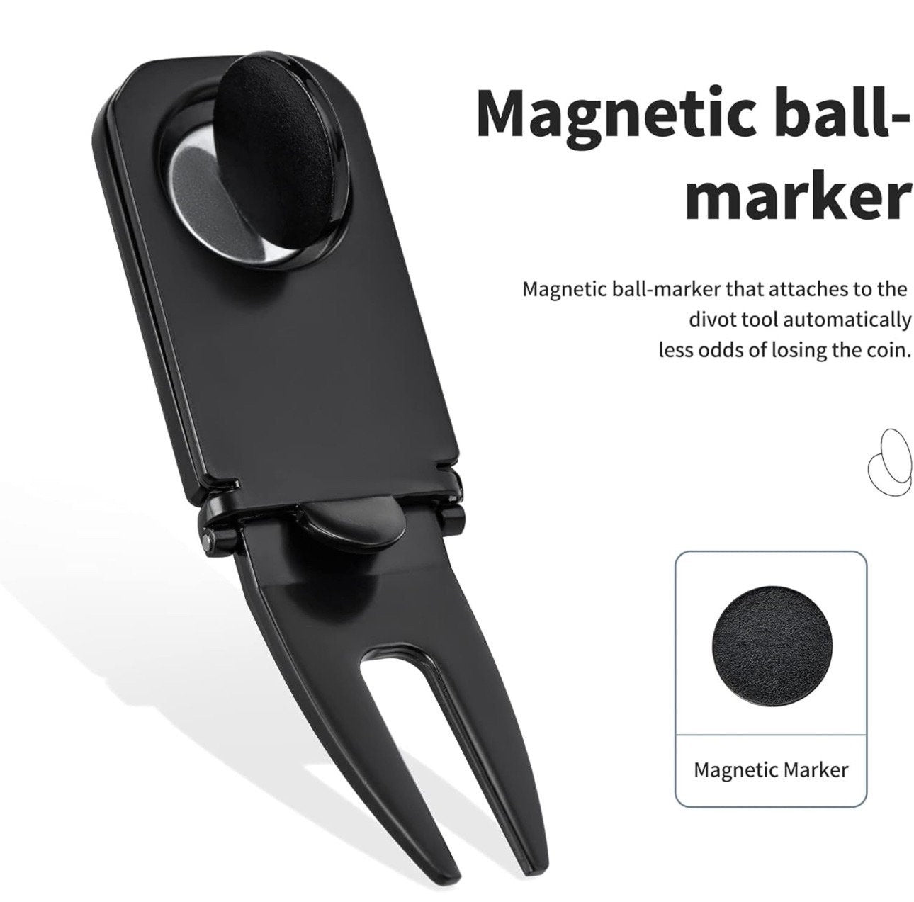 Cigar Divot tool with ball marker