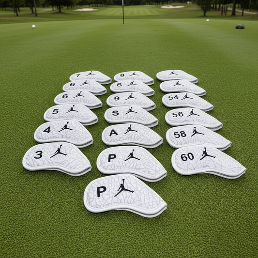 Jordan Elephant Print Magnetic Iron Head Covers Ghost Grey (SOLD INDIVIDUALLY)