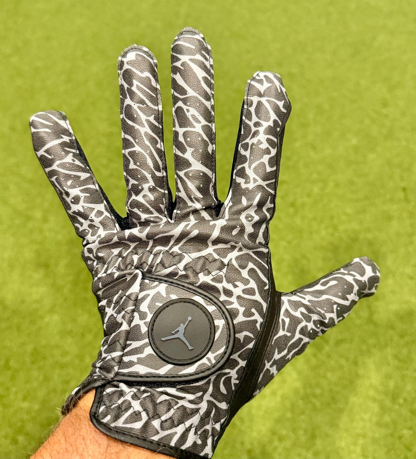 Jordan Golf Glove Elephant print Black & Grey Left Hand Only