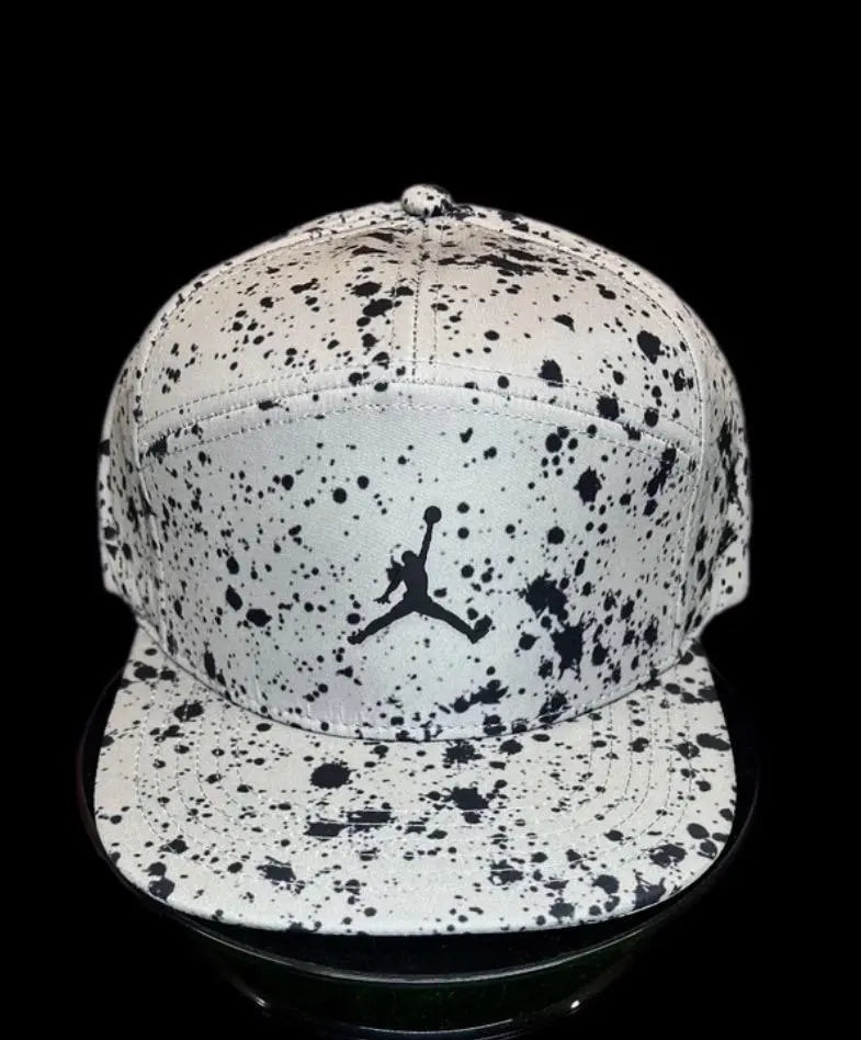 Air Jordan Hat Splatter Print Snap back by Flight Golf