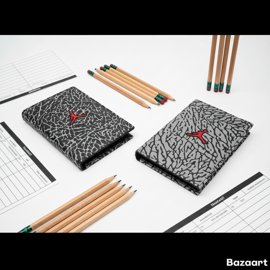 Air Jordan Score Card Holder Waterproof Canvas Hand made Upcycled