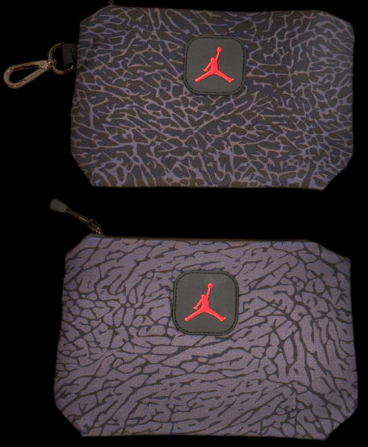 Jordan Waterproof Canvas Accessories Bag 9”x6” Hand Made
