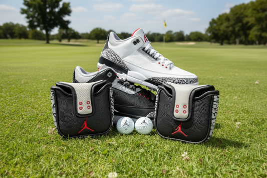 Air Jordan Mallet Putter Cover Magnetic Handmade Elephant print III's
