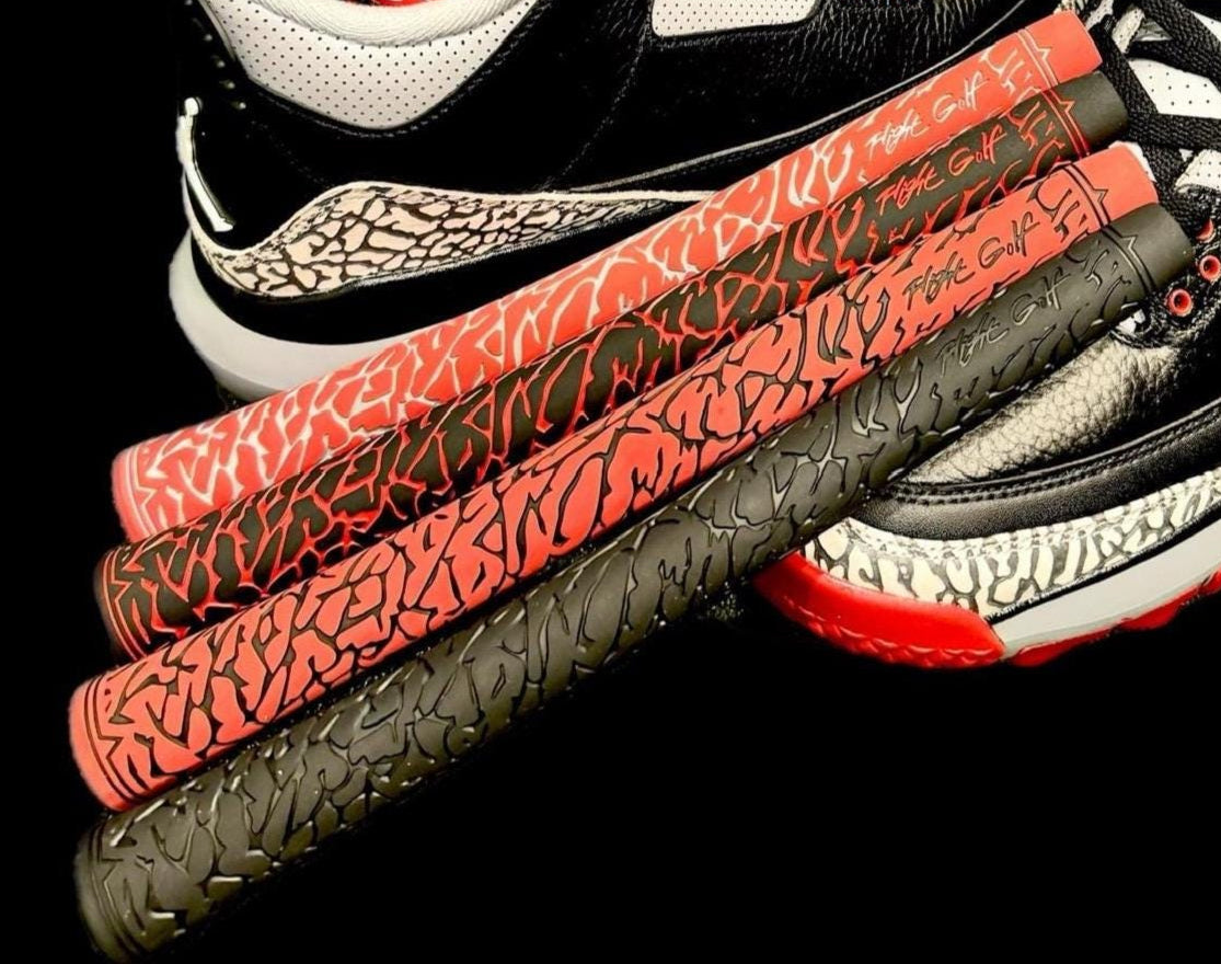 Air Jordan Golf Grips Elephant Print Soft Rubber Tour Velvet MID SIZE by Flight Golf