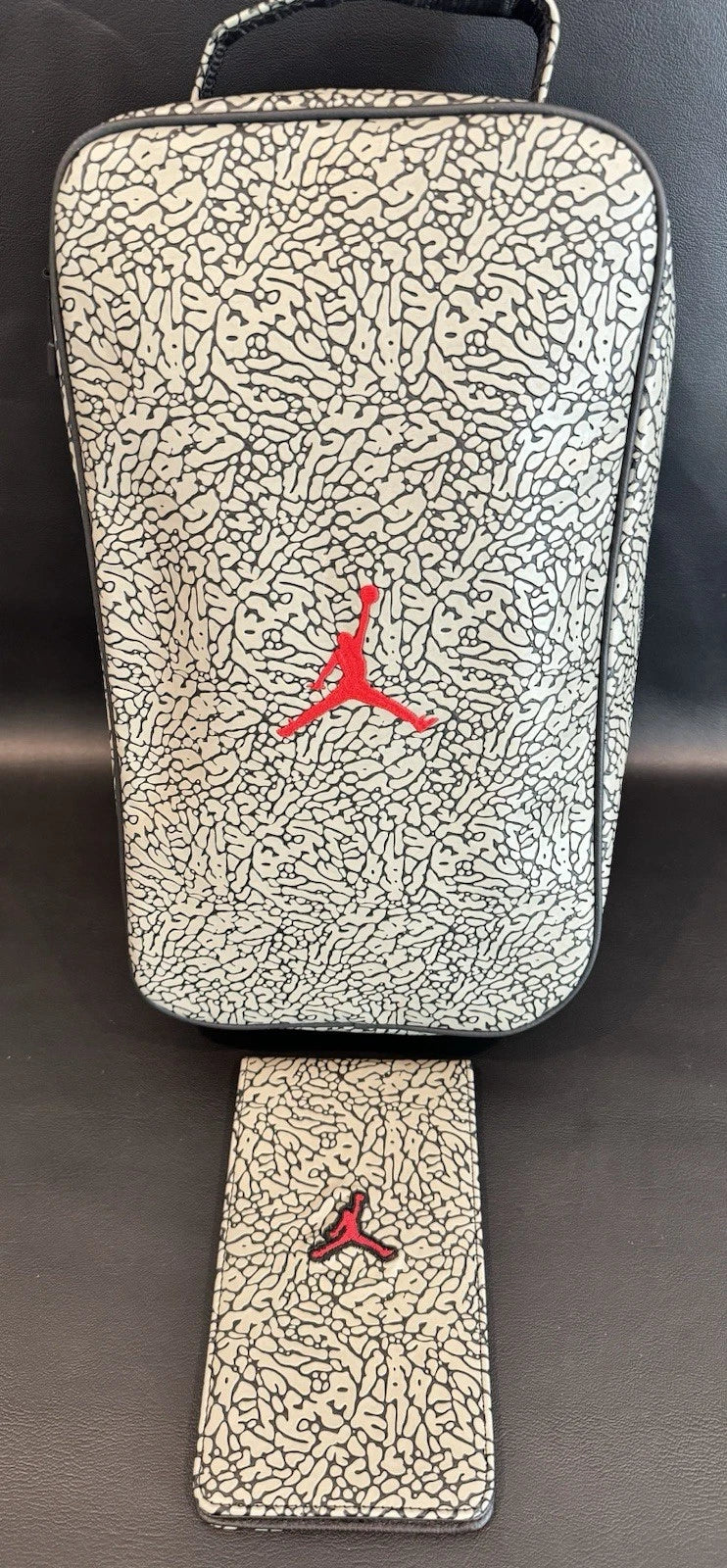 Air Jordan Textured Elephant Print Leather Yardage Book Handmade Golf Swag Custom