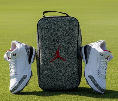 Air Jordan Shoe Bag Leather Textured Elephant Print