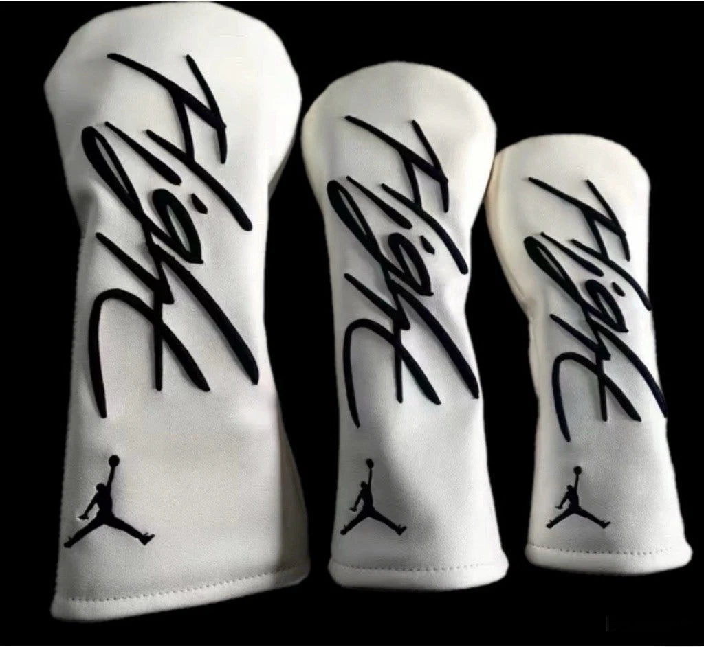 Air Jordan Golf Head Cover Flight White 3D Print