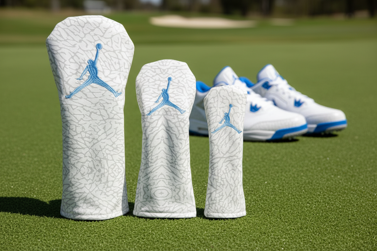 Air Jordan Golf Head Cover White/Grey/UNC Blue